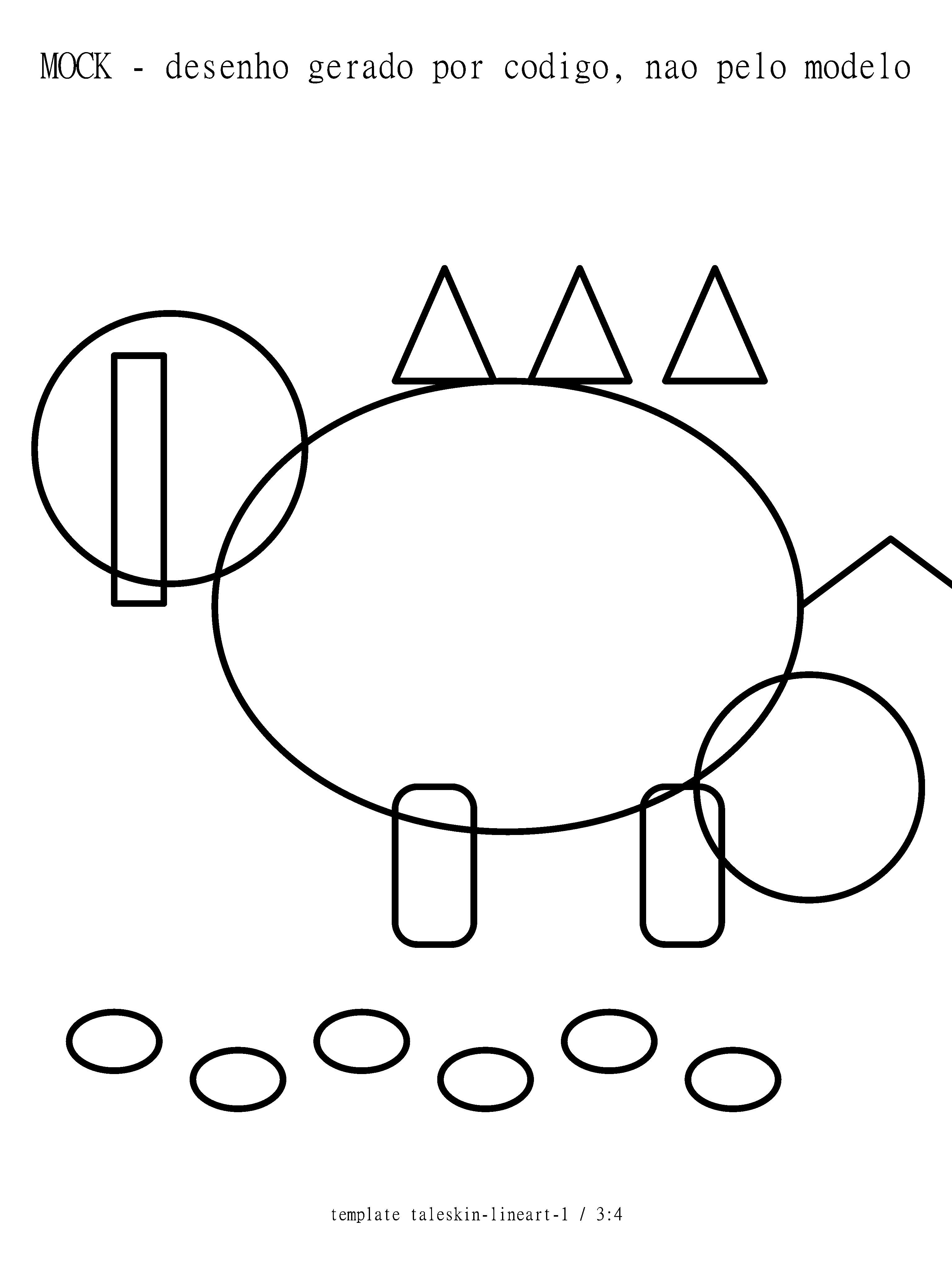 Desenho para colorir: Pipo ao lado da lua grande, com a asa dobrada do lado direito encostada nela. As três janelas redondas na barriga aparecem inteiras e o bico de ponta chata aponta para cima.
